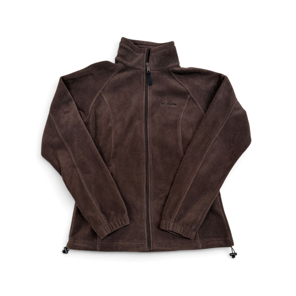 Columbia Benton Springs Full Zip Fleece Jacket Brown Women's Medium